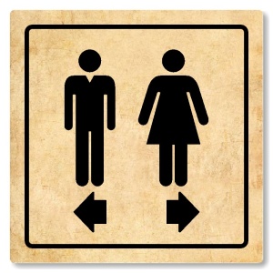 WC rozdělovník, 100x100mm, pergamen, Arizona